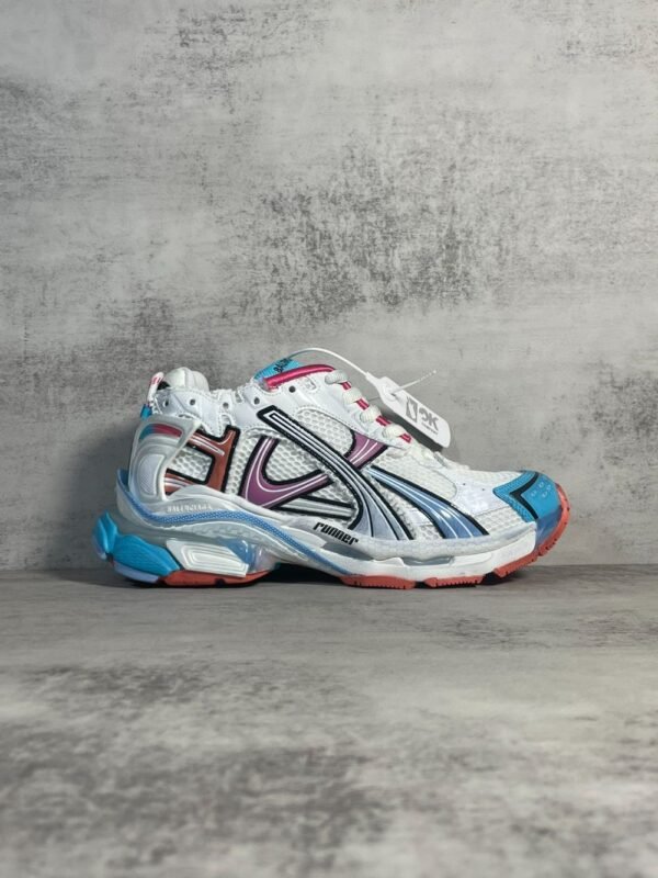 Balenciaga Runner White Blue Grey