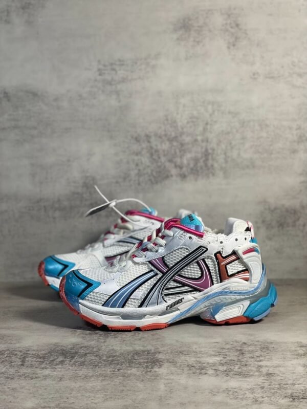 Balenciaga Runner White Blue Grey