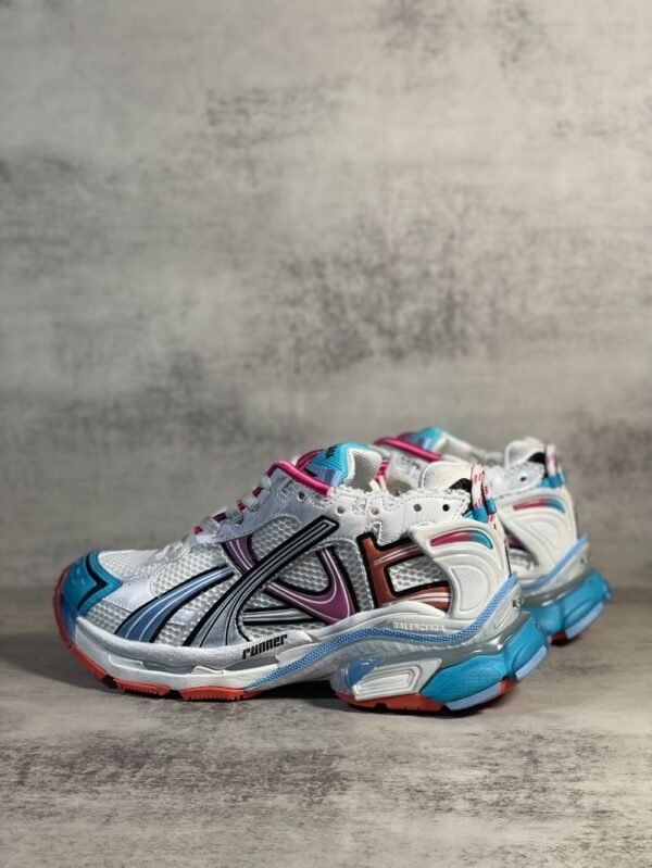 Balenciaga Runner White Blue Grey