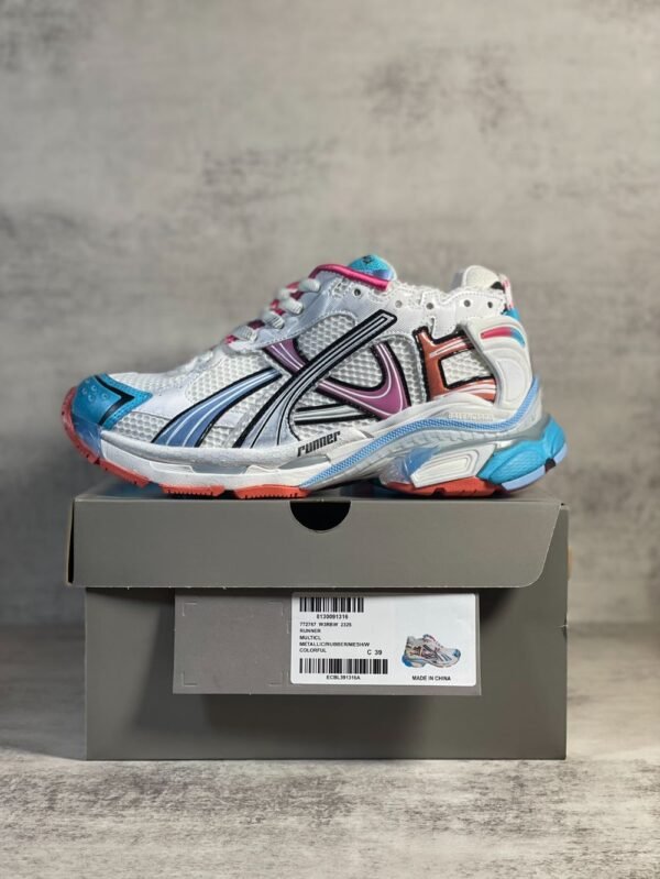 Balenciaga Runner White Blue Grey