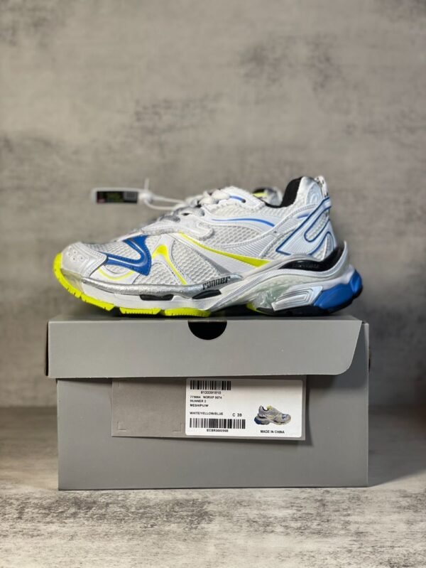 Balenciaga Runner White Yellow Blue