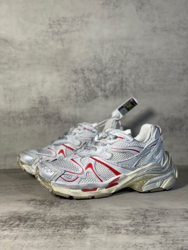 Balenciaga Runner White Beige Red