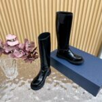 Dior Long Boots Light Brown