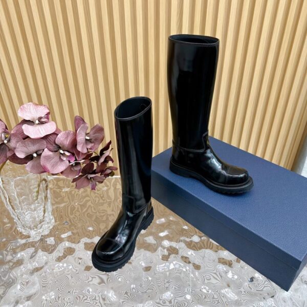 Dior Long Boots Light Brown