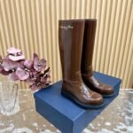 Dior Long Boots Brown