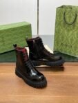 Gucci Boots Light Black  Red