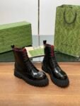 Gucci Boots Light Black  Red