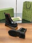 Gucci Boots Light Black  Red