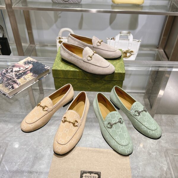 Gucci Loafer Old Logo Khaki