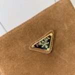 Prada  Suede Long Boots Brown