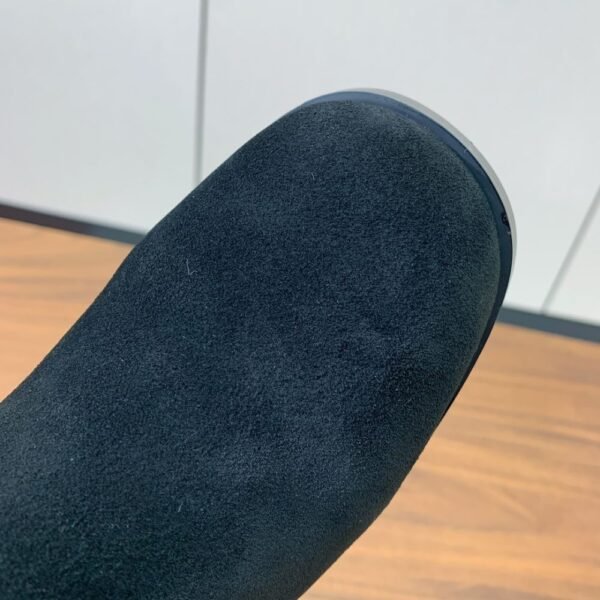 Prada  Suede Long Boots Black