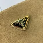 Prada  Suede Long Boots Camel