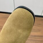 Prada  Suede Long Boots Camel