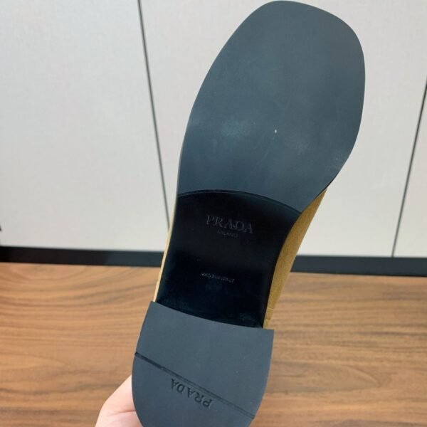 Prada  Suede Long Boots Camel