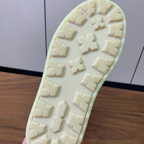 Prada Lambswool Lace-up Long Boots Brown