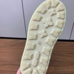 Prada Lambswool Lace-up Long Boots Grey