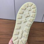 Prada Lambswool Lace-up Shoes Grey