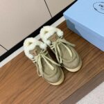 Prada Lambswool Shoes Grey