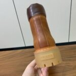 Prada Lace-up Boots Camel