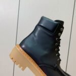 Prada Lace-up Boots Black