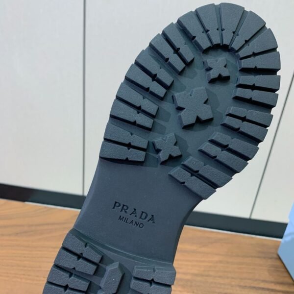 Prada Lace-up Ankle Boots Black