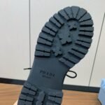 Prada Lace-up Ankle Boots Brown