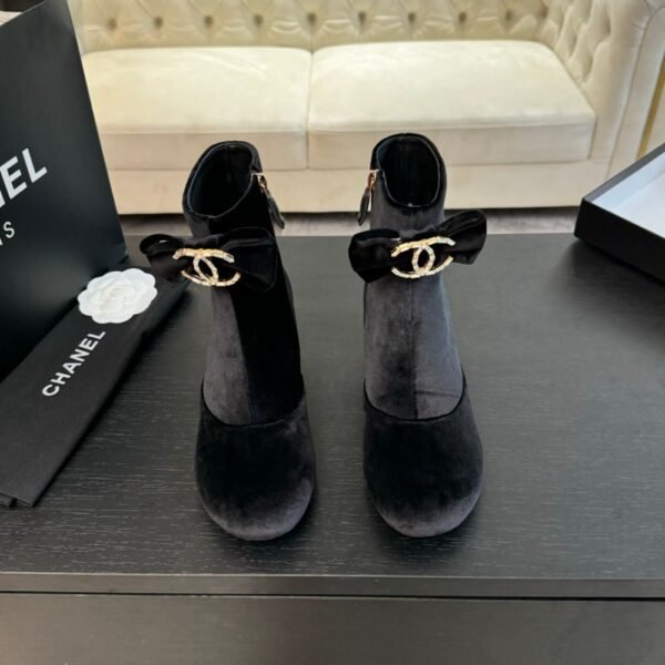 Chanel Women Shoes Plush Black