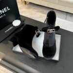 Chanel Women Shoes Plush Black