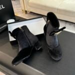 Chanel Women Shoes Plush Black