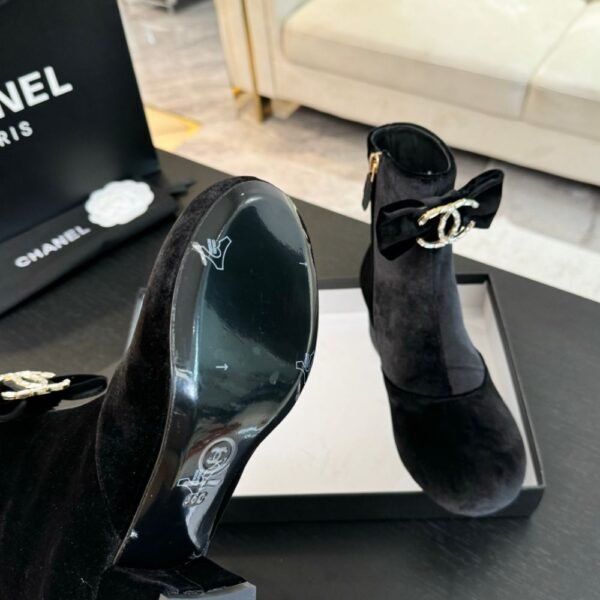 Chanel Women Shoes Plush Black