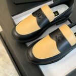 Chanel Moccasins  Black and Yellow