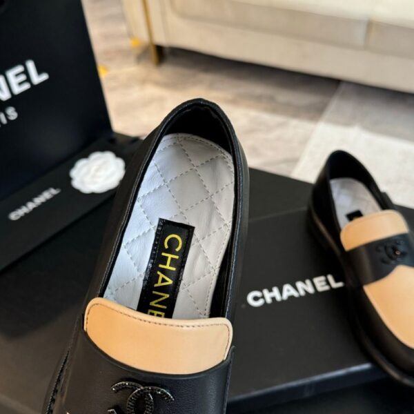 Chanel Moccasins  Black and Yellow