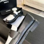 Chanel Moccasins White and Black