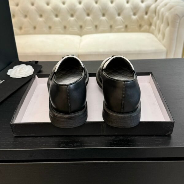 Chanel Moccasins White and Black