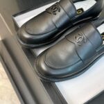 Chanel Moccasins Black