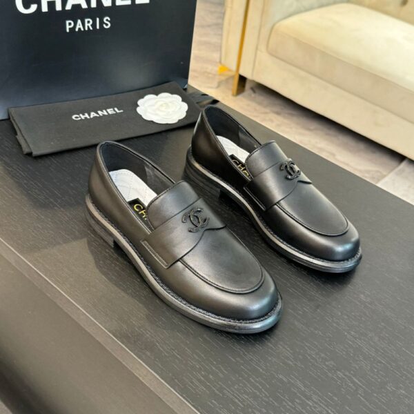 Chanel Moccasins Black