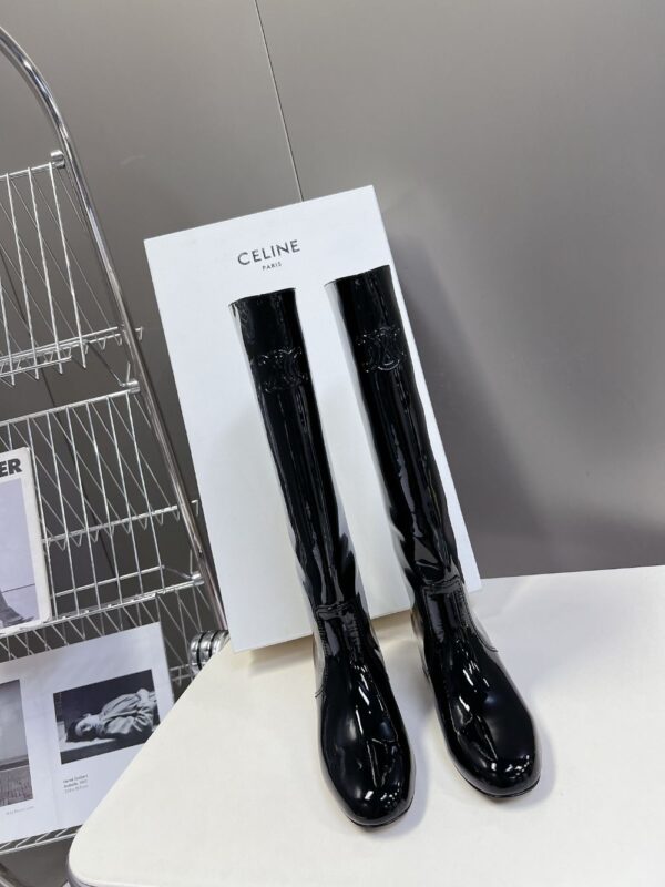 Celine 24FW Retro Long Boots Black