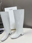Celine 24FW Retro Long Boots White