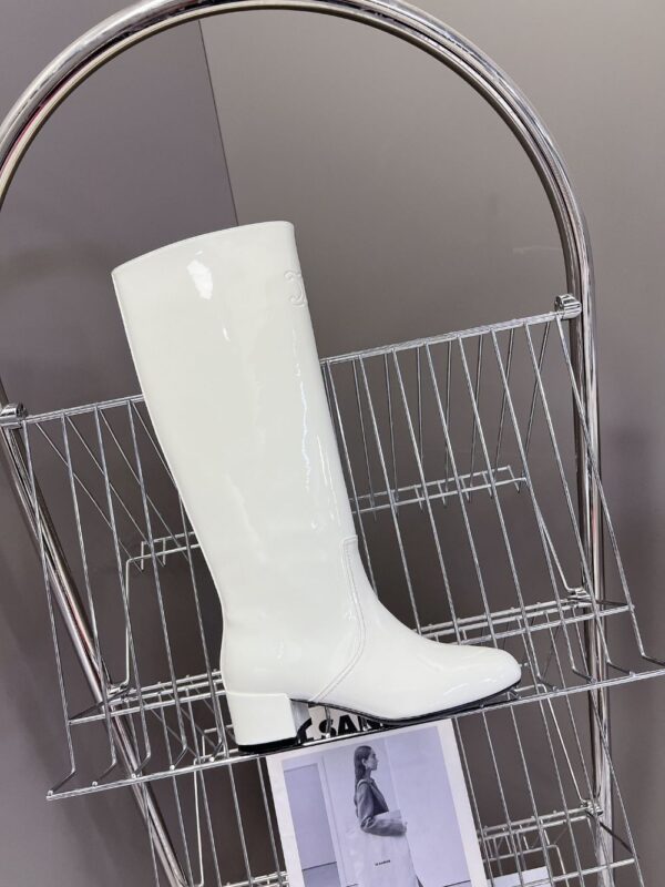 Celine 24FW Retro Long Boots White