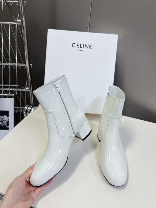 Celine 24FW Retro Boots White