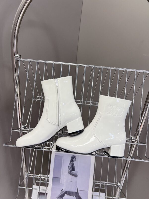 Celine 24FW Retro Boots White