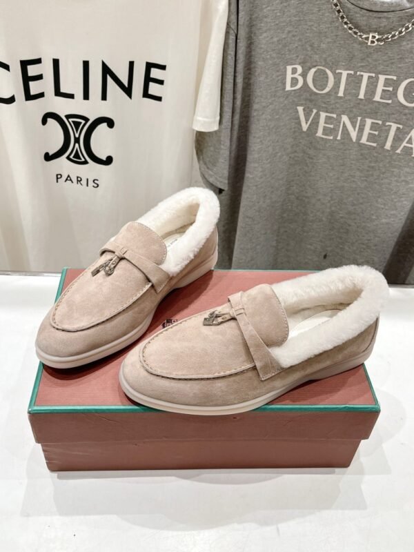 Loro Piana Loafers Pink White
