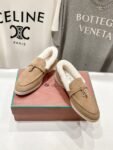 Loro Piana Loafers Camel White
