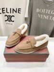 Loro Piana Loafers Camel White