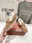 Loro Piana Loafers Camel White