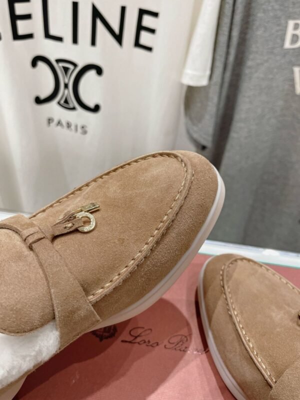 Loro Piana Loafers Camel White