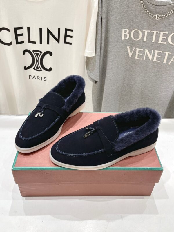 Loro Piana Loafers Deep Blue
