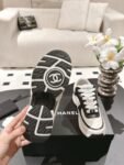 Chanel 22ss Sneakers Black and White