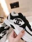 Chanel 22ss Sneakers Black and White