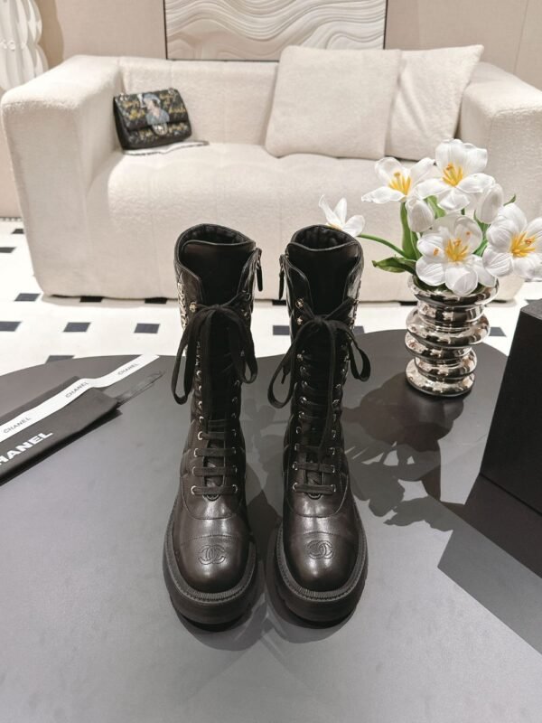 Chanel 24ss  Long Boots Black